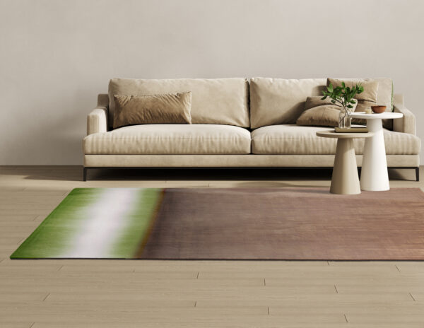 Rug 'Green Dipper' (Dip Series)